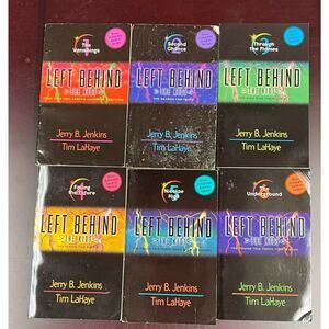 Left Behind The Kids #1-6 Lot of 6 Books Jerry B Jenkins Tim LaHaye 1998 & 1999